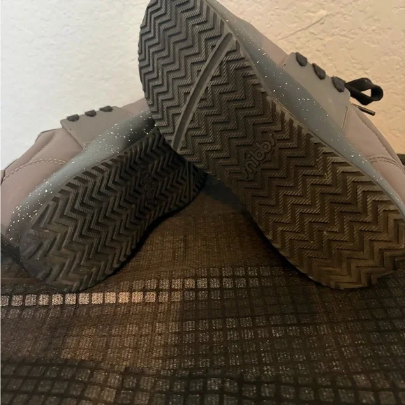 Snibbs Deep Purple and Gray Women's Sneakers - Picture 5 of 5